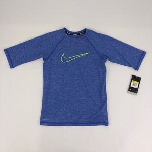 Nike Swim Dri-Fit Rash Guard Half Sleeve Shirt